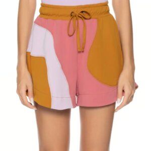 Farm Rio Color block Sweat Shorts